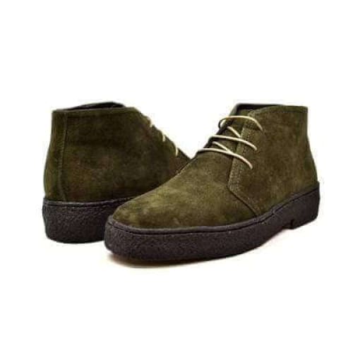 British Walkers Playboy Original Men s Olive Green Suede High Top Online