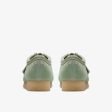 [26172073] Mens CLARKS WALLABEE - GREEN EMBROIDERY For Sale