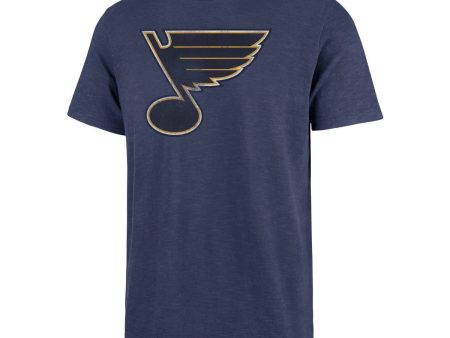 ST. LOUIS BLUES ’47 BLEACHER SCRUM T-SHIRT - NAVY on Sale