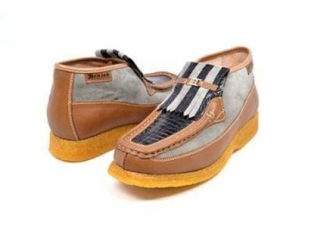 British Walkers Apollo 2 Men s Tan and Gray Snake Skin d Hot on Sale