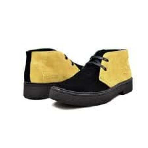 British Walkers Classic Playboy Men s Black and Yellow Suede Supply