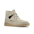 Clarks Originals Desert Coal Boots Men s Off White Suede 26156684 Hot on Sale