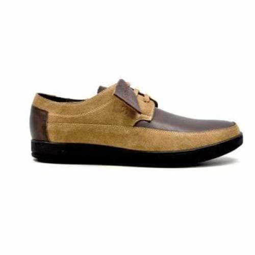 British Walkers Bristol Bally Style Men s Brown and Tan Leather and Suede Low Top Sneakers Online Sale