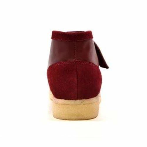 British Walkers Walker 100 Wallabee Boots Men s Burgundy Suede and Leather For Sale