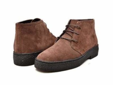 British Walkers Playboy Original Men s Brown Suede High Top Online Hot Sale