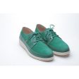 Johnny Famous Bally Style Park West Men s Green Leather and Suede Low Tops Supply