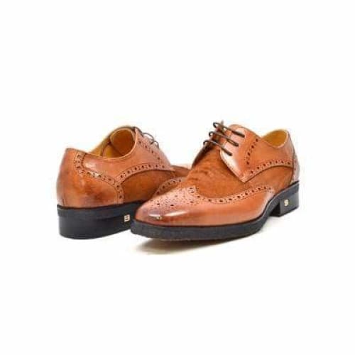 British Walkers Charles Men s Cognac Leather Oxford Loafers Sale