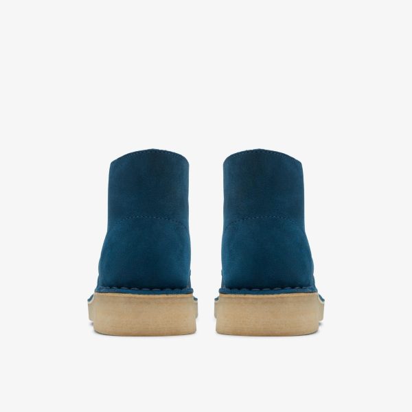 [26173213] Womens CLARKS DESERT BOOT - DEEP BLUE SUEDE Online Hot Sale