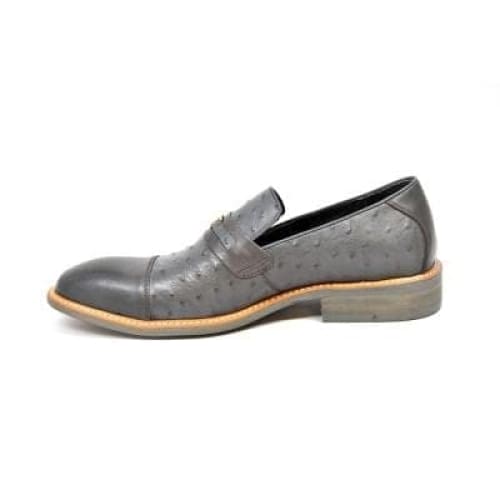 British Walkers Dolche Men s Gray Leather Loafers Sale