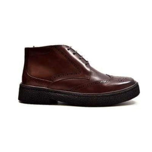 British Walkers Playboy Wingtip Men s Dark Brown Leather Online now