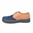 British Walkers Playboy Classic Low Cut Men s Tan and Navy Leather Oxfords Online Hot Sale