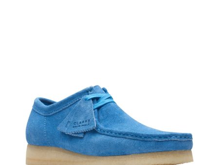 Clarks Originals Wallabee Low Men s Bright Blue Suede 26170534 Online Hot Sale