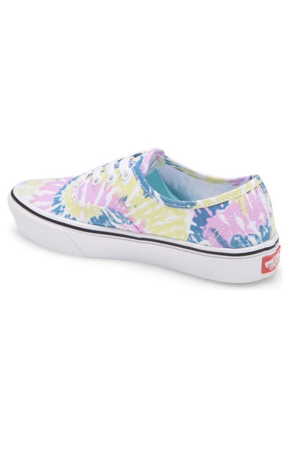 (WM749L) Tie-Dye ComfyCush Authentic Shoes - Orchid True White For Discount