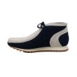 British Walkers New Castle GT Wallabee Boots Men s Navy and Beige Suede Online Sale