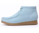 Amali Wallabee Boot Style Men s Sky Blue Suede High Top Shoes Online Hot Sale