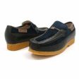 British Walkers Power Men s Navy and Brown Suede Old School Slip On on Sale