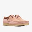 [26171990] Mens CLARKS WALLABEE - PINK COMBI SDE For Discount