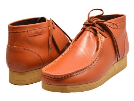 British Walkers New Castle 2 Wallabee Boots Men s Caramel Leather Online