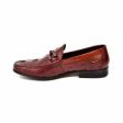 British Walkers Leon Men s Bordeaux Leather Loafers Online Sale