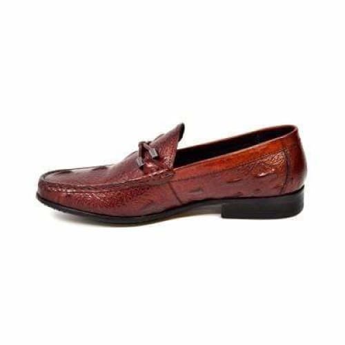 British Walkers Leon Men s Bordeaux Leather Loafers Online Sale