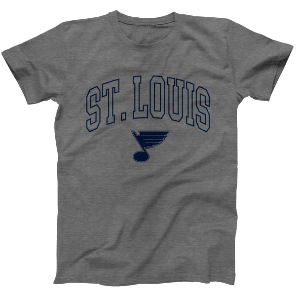 ST. LOUIS BLUES SERIES SIX BLUES NOTE SHORT SLEEVE TEE For Discount