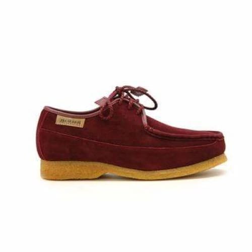 British Walkers Crown Men s Burgundy Suede Crepe Sole Low Top Shoes Online now