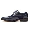 British Walkers Charles Men s Navy Blue Leather Oxford Loafers Supply