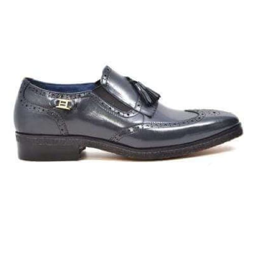 British Walkers Rick Men s Navy Leather Slip On Hot on Sale