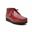 British Walkers New Castle Wallabee Boots Men s Red Leather and Suede Discount