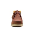 Clarks Originals Wallabee Boots Men s Multicolor Brown and Tan Suede 26163074 For Discount