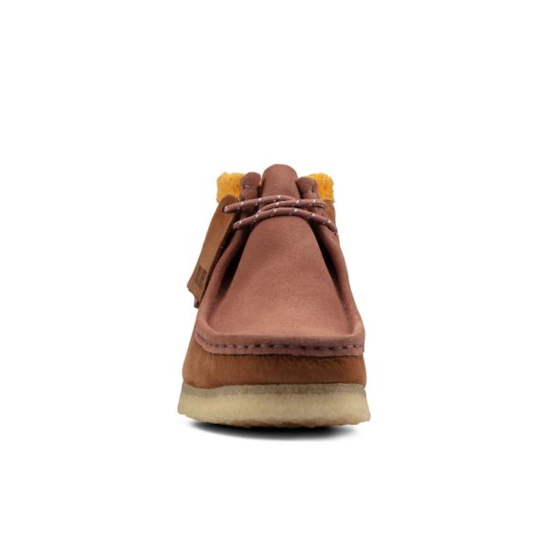 Clarks Originals Wallabee Boots Men s Multicolor Brown and Tan Suede 26163074 For Discount