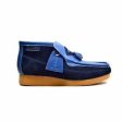 British Walkers Classic Men s Blue Leather and Suede Slip On Supply