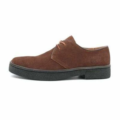 British Walkers Playboy Low Men s Brown Suede Oxfords on Sale