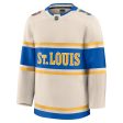 ST. LOUIS BLUES FANATICS PREMIUM WINTER CLASSIC JERSEY - BEIGE Sale