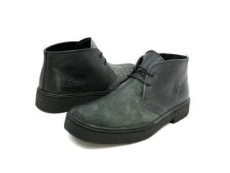 British Walkers Playboy Men s Black and Grey Leather Online now