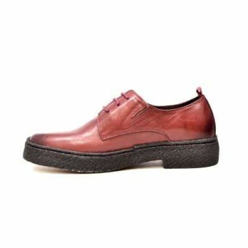 British Walkers Playboy Original Men s Burgundy Leather Low Top Oxfords For Cheap