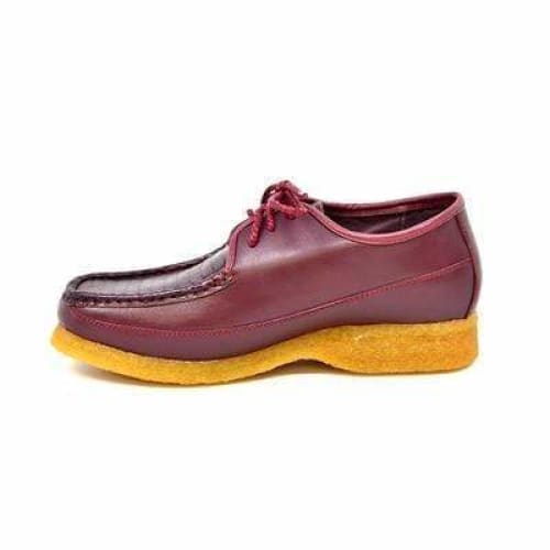 British Walkers Crown 2 Men s Burgundy Premium Snake Leather Crepe Sole Sale