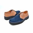 British Walkers Playboy Classic Low Cut Men s Tan and Navy Leather Oxfords Online Hot Sale