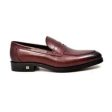 British Walkers Berlin Men s Bordeaux Red Leather Loafers Online