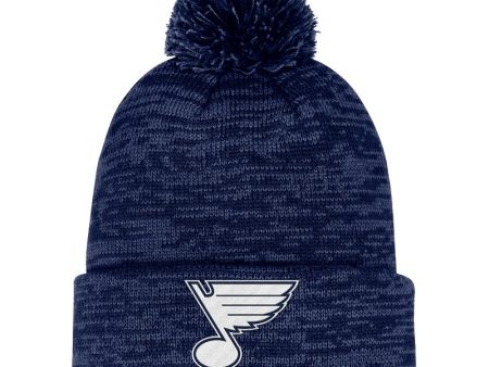 ST. LOUIS BLUES FANATICS BLUE TONAL KNIT HAT Online Hot Sale