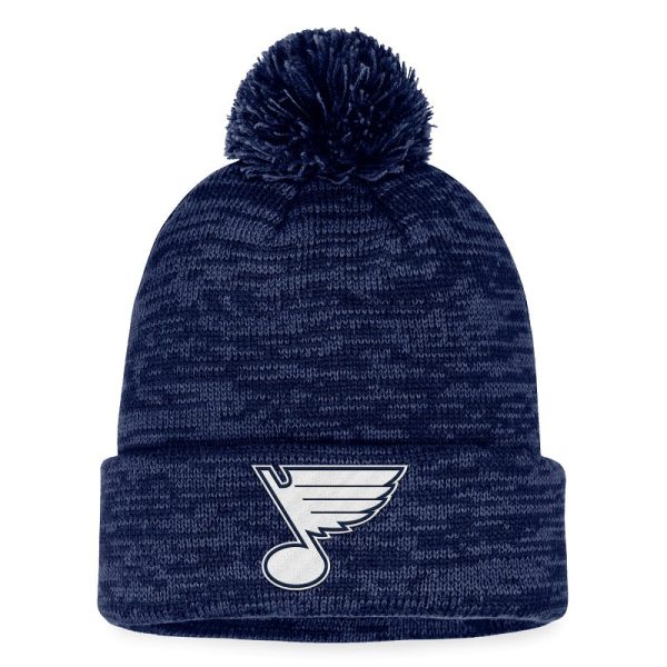 ST. LOUIS BLUES FANATICS BLUE TONAL KNIT HAT Online Hot Sale