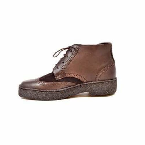 British Walkers Playboy Wingtips Limited Edition Men s Brown Leather and Suede High Top Boots on Sale