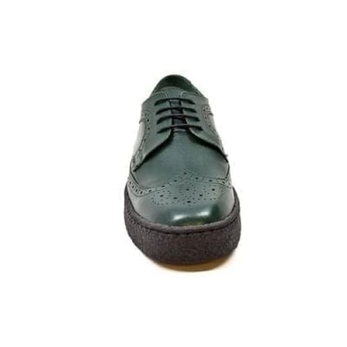 British Walkers Wingtip Low Cut Men s Hunter Green Leather Oxfords Online now