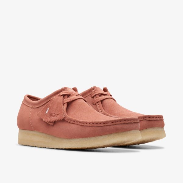 [26176547] Mens CLARKS WALLABEE - TERRACOTTA SDE For Discount