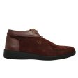 Johnny Famous Bally Style Soho Men s Burgundy Leather and Suede High Tops Discount