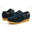 British Walkers Royal Men s Leather and Suede Crepe Sole Shoes with Velcro Strap Hot on Sale