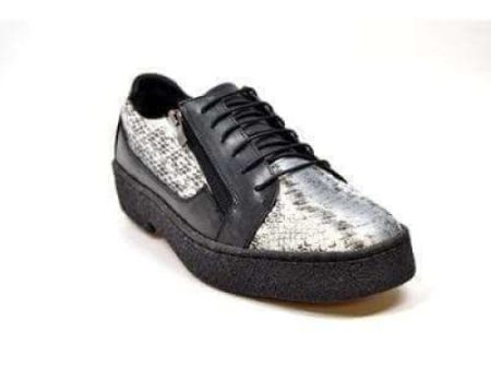 British Walkers Low Cut Men s Snake Skin Leather Discount