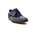 British Walkers Charles Men s Navy Blue Leather Oxford Loafers Supply