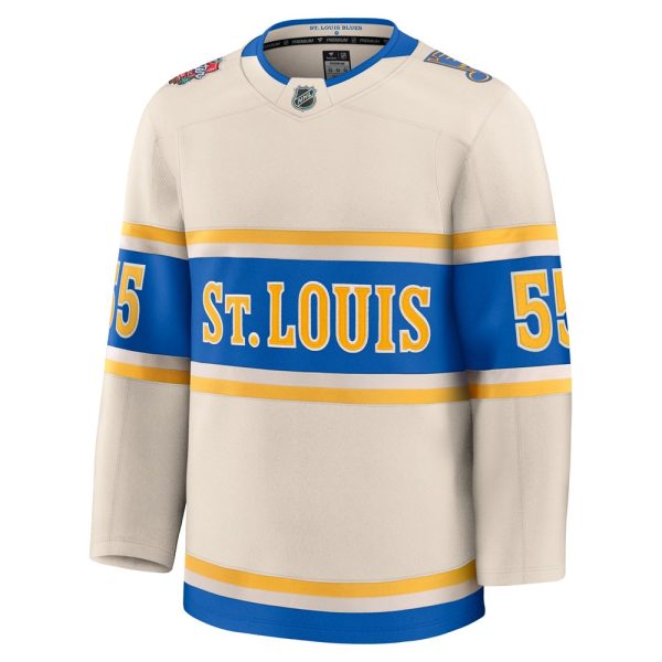 ST. LOUIS BLUES FANATICS PREMIUM PARAYKO WINTER CLASSIC JERSEY - BEIGE on Sale