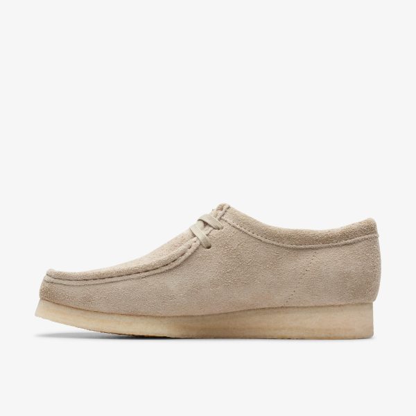 [26175711] Mens CLARKS WALLABEE - PALE GREY Hot on Sale